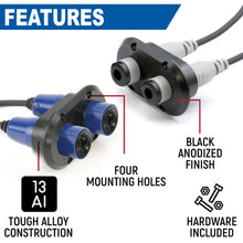 Load image into Gallery viewer, Dual Headset / Helmet Jack Flush Mount