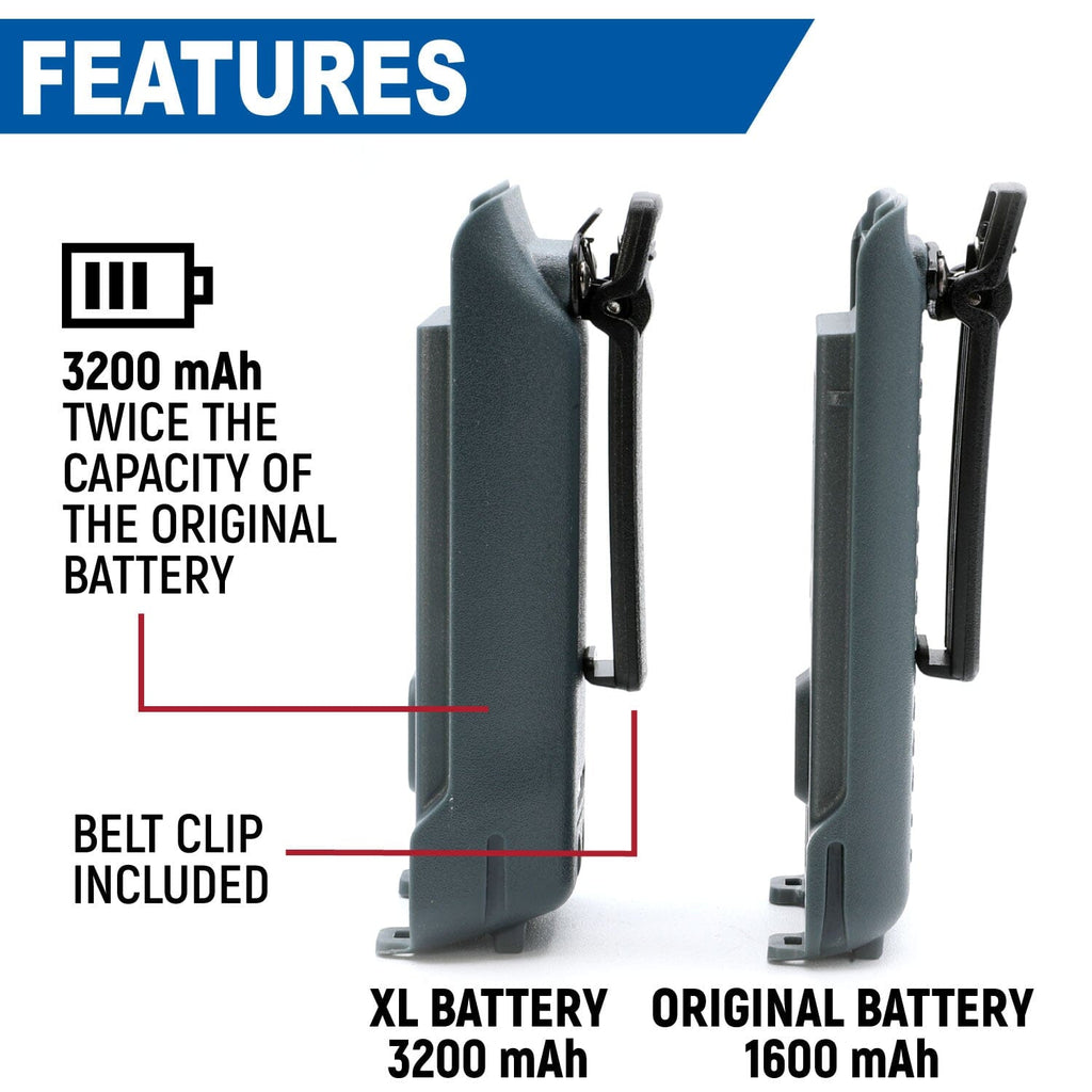 GMR2 and GMR2 PLUS Handheld Long-Lasting XL Battery