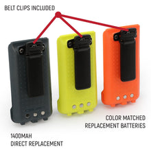 Load image into Gallery viewer, GMR2 Replacement Battery with 12v Charge Port and Belt Clip