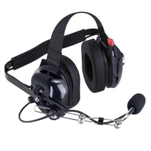 Load image into Gallery viewer, H42 Behind the Head (BTH) Headset for 2-Way Radios - Black Carbon Fiber