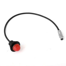 Load image into Gallery viewer, Hole Mount Push to Talk Cable (PTT) with 12" Straight Cord for Intercoms
