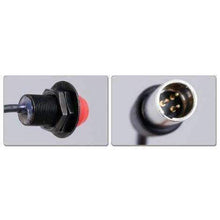 Load image into Gallery viewer, Hole Mount Steering Wheel Push to Talk (PTT) with Coil Cord  for Car Harnesses