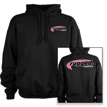 Load image into Gallery viewer, Rugged Radios 'Pink' Men's Pullover Hoodie - Black
