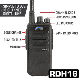 RUGGED Wired  Driver and Crew Chief Racing Kit with RDH16 Radios