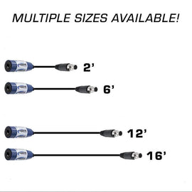 OFFROAD Straight Cable to Intercom (Select Length)