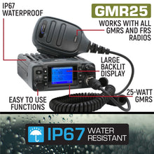 Load image into Gallery viewer, Radio Kit - GMR25 Waterproof GMRS Band Mobile Radio with Antenna
