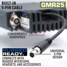 Load image into Gallery viewer, Radio Kit Lite - GMR25 Waterproof GMRS Mobile Radio with Stealth Antenna