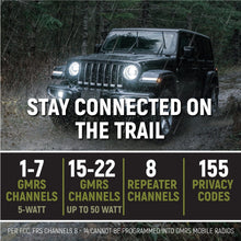 Load image into Gallery viewer, Radio Kit - GMR25 Waterproof GMRS Band Mobile Radio with Antenna