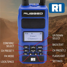 Load image into Gallery viewer, Rugged R1 - Business Band Two Way Handheld Radio - Digital and Analog