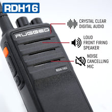 Load image into Gallery viewer, Rugged RDH16 - Business Band Two Way Handheld Radio - Digital and Analog