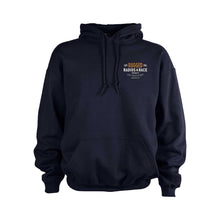 Load image into Gallery viewer, Vintage 'Rugged Radios &amp; Race' Men's Pullover Hoodie - Navy