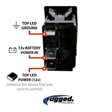 Load image into Gallery viewer, Waterproof Rocker Switch Universal