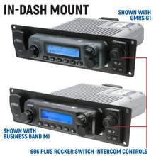 Load image into Gallery viewer, Yamaha Wolverine RMAX Complete Communication Kit with Rocker Switch Bluetooth Intercom and 2-Way Radio